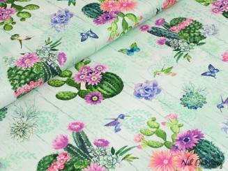 Baumwollstoff, Kaktus 