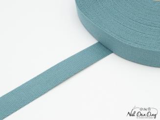Baumwollgurtband 25 mm oldmint 