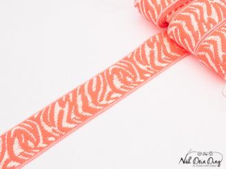 Ethno Gurtband, 30 mm, neon pink 