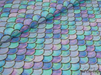 Baumwollstoff Schuppen 