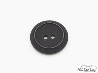 Knopf, 23 mm, 2Loch, schwarz 