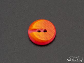 Knopf, 15 mm, 2Loch, orange 