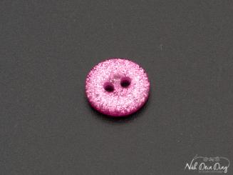 Knopf, 13 mm, 2Loch, pink glitzer 
