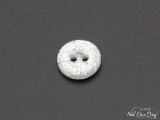 Knopf, 13 mm, 2Loch, silber glitzer 