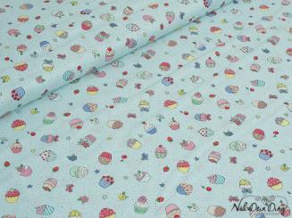 Baumwollstoff, cupcakeparty 