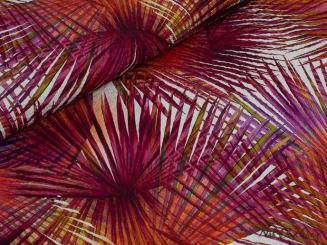 Baumwoll Crinkle Farnblätter 