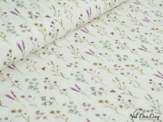 Double Slub Musselin, Kräuter 