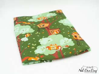 Jerseystück Eichhörnchen, 100x70 cm 