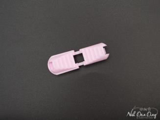 Kordelende, klappbar, rosa flach 