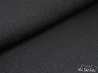 Doubleface Strick grau/schwarz 