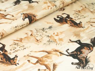 Baumwollstoff wild horse 