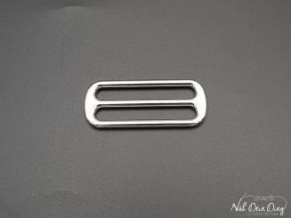 Gurtversteller 40 mm silber 