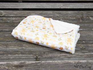 Babydecke Regenbogen Sonne 