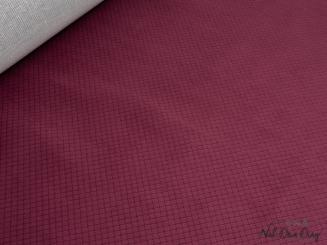 Waffelvelour, weinrot 