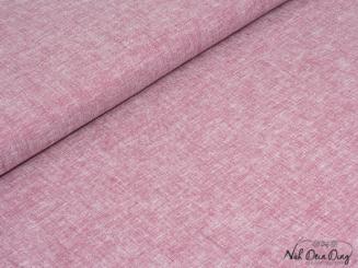 Leinen-/Baumwollmischung rot meliert 