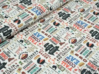 Baumwollstoff Barbecue 