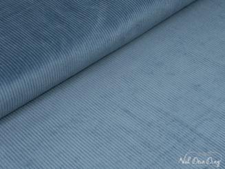 Cord, elastisch, rauchblau 