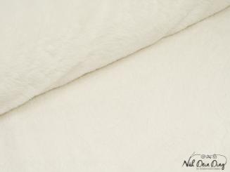 Kunstfell weiß, glatt 
