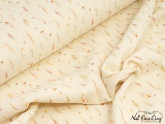 Double Gauze, zarte Gräser 