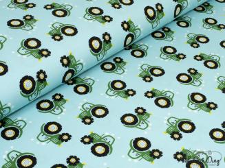 Jersey Traktor, hellblau 