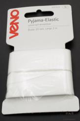 Prym Pyjama-Elastic 20 mm, 2 m weiss 