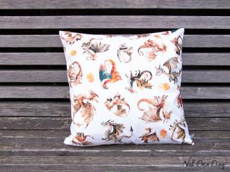 Kissenbezug 40x40 cm Drachen 