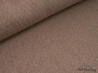 Stepper, wattiert, beige meliert 