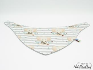 Sabberdichtes Halstuch Elefanten 