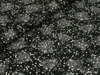 Baumwollstoff starry night, glow 