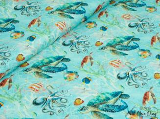 Baumwollstoff im Meer 