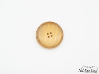 Knopf, 4-Loch, 28 mm, Holzoptik 