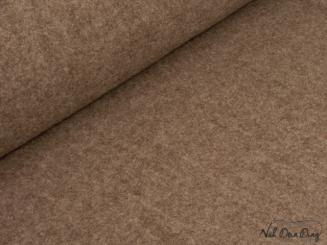 Merino Fleece, hellbraun meliert 