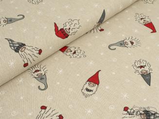 Canvas Wichtel mit Bart 