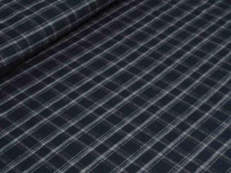Flanell, Karo dunkelblau 