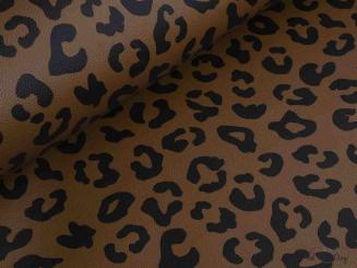 Kunstleder, Happy Leo braun/schwarz 