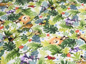 Baumwollstoff in the jungle 