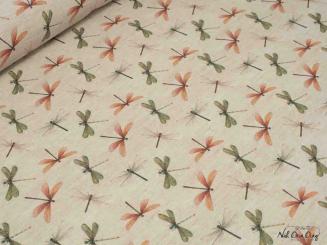 Baumwolle beschichtet Libellen 