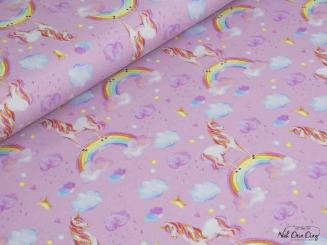 Jersey Einhorn auf Regenbogen 