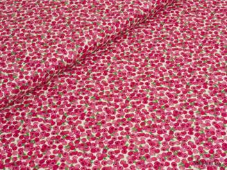 Baumwollstoff Minihimbeeren 