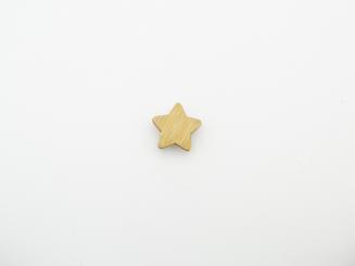 Knopf Bambus, Stern mit Steg 