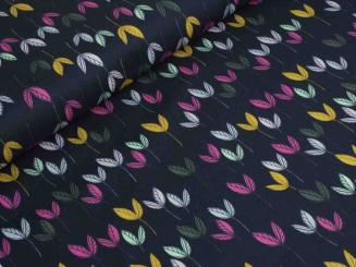 Canvas, Dancing Leaves, blau 