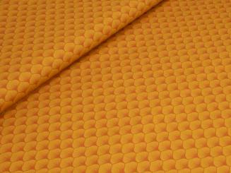 Baumwollstoff Blätter, orange 