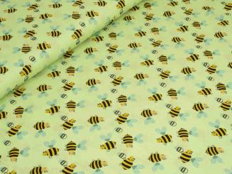Baumwollstoff Bienchen 