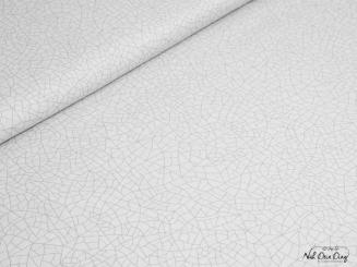Baumwollstoff white mosaic 