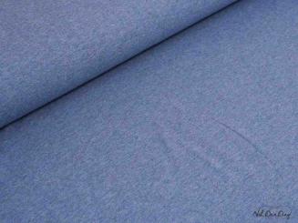 Jersey meliert jeansblau 