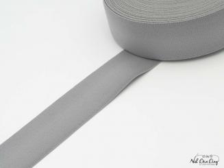 Elastic-Bund, weich, 40 mm, grau 