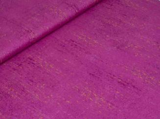 Baumwollstoff pink/gelb 