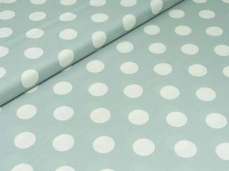 Baumwollstoff Big Dots, mint 