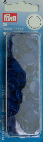 Color Snaps, blau, rund 12,4mm 