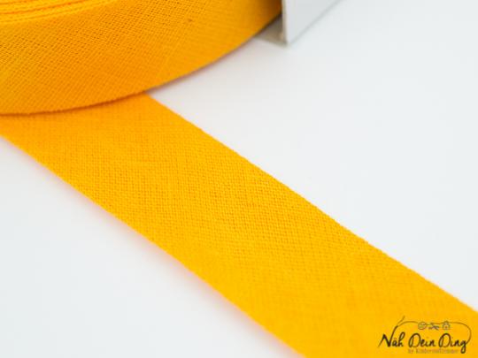 Baumwoll-Schrägband gefalzt 40/20 orange 